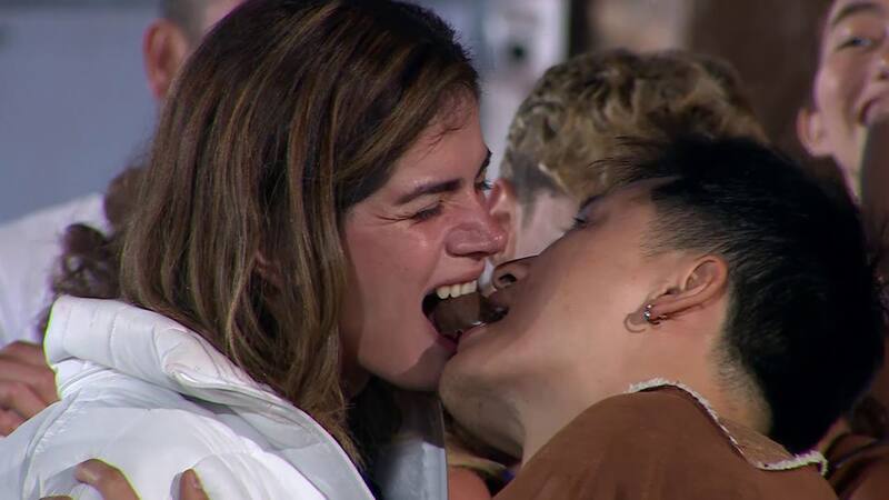 Los concursantes protagonizaron un íntimo encuentro.