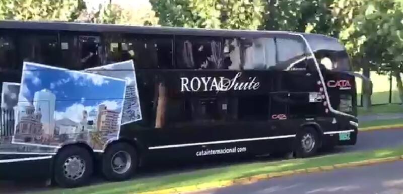 Llegó con todo al Estadio Monumental.