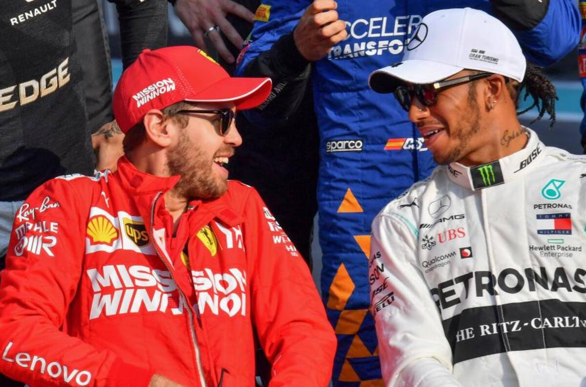 Vettel se resiste a que Hamilton supere a su "ídolo" Michael Schumacher