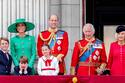 Princesa Charlotte sufrió un leve accidente en el balcón durante el Trooping the Colour