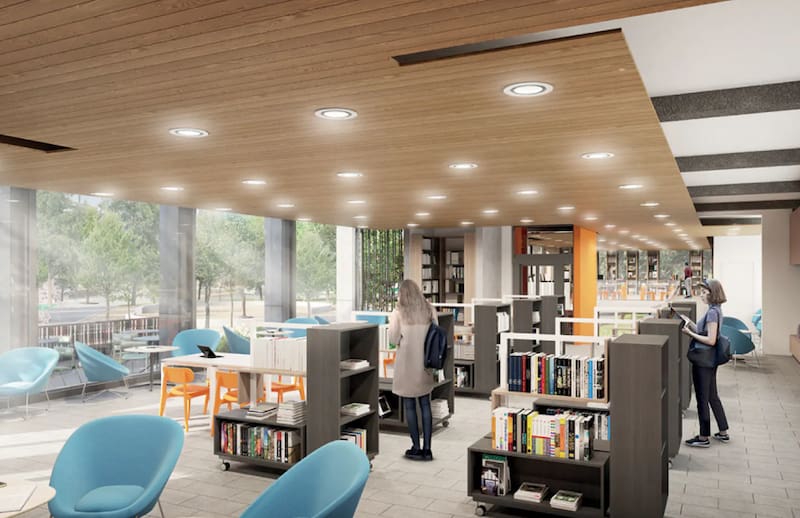 Así será el renovado Café Literario de Providencia.