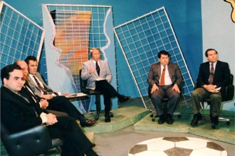 Show de Goles clásico, con la conducción de Máximo Clavería.