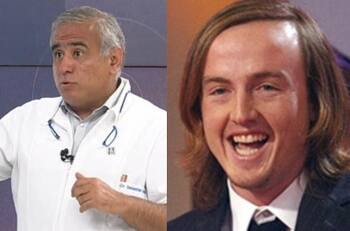 "Me estoy agarrando tres primitas": La hilarante imitación de Felipe Parra al Doctor Ugarte y el "Chispa"