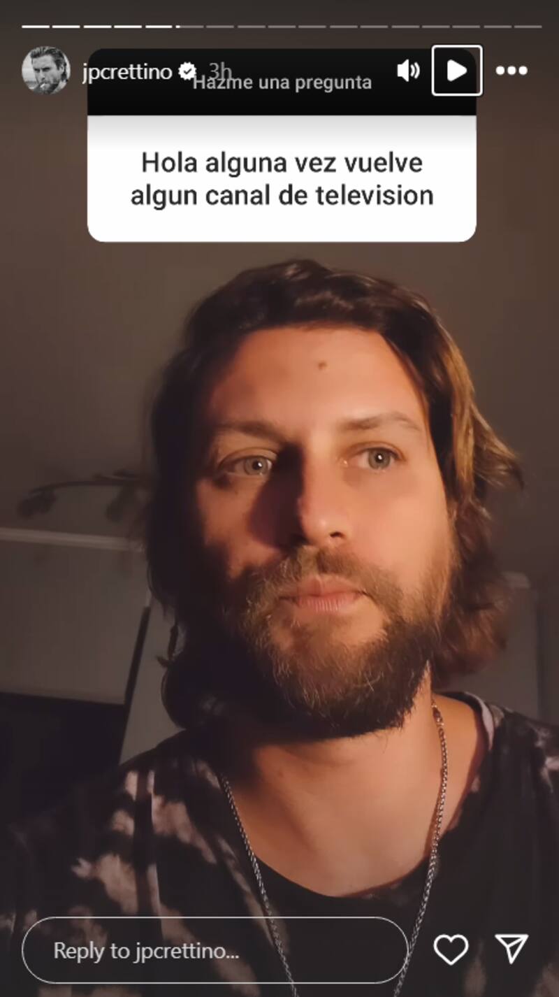 no le cerró la puerta a trabajar en televisión.