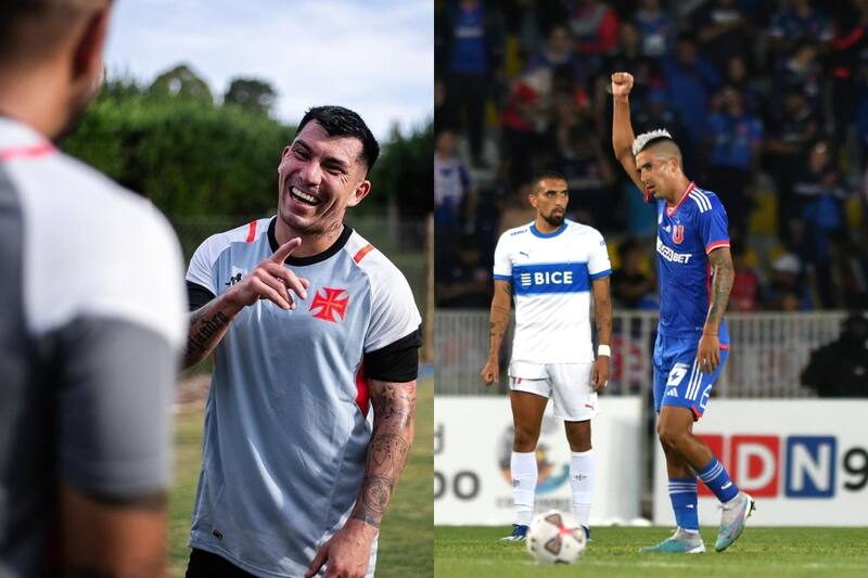 Gary Medel felicitó a los jugadores de la U.