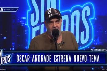 VIDEO| Óscar Andrade sorprendió con una particular canción de la opción "rechazo" a la nueva Constitución