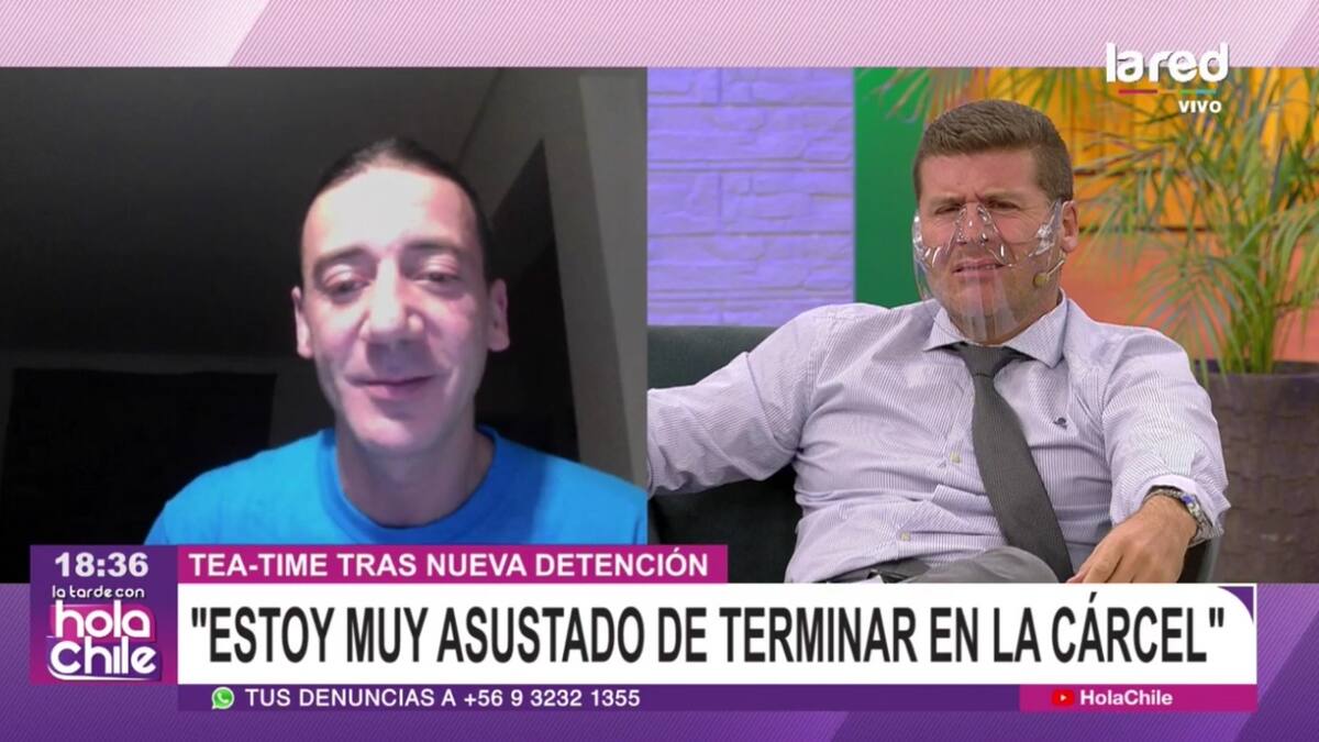 "Se me va de las manos este tonto": La fuerte pelea que tuvo Tea Time con Claudio Rojas en "Hola Chile"