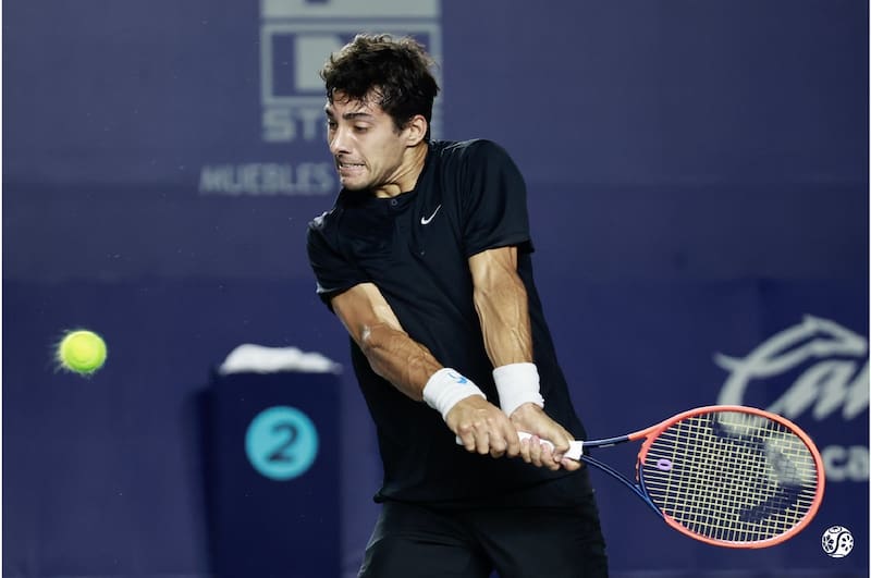 Cristian Garin se instaló en la segunda ronda del ATP 500 de Río.
