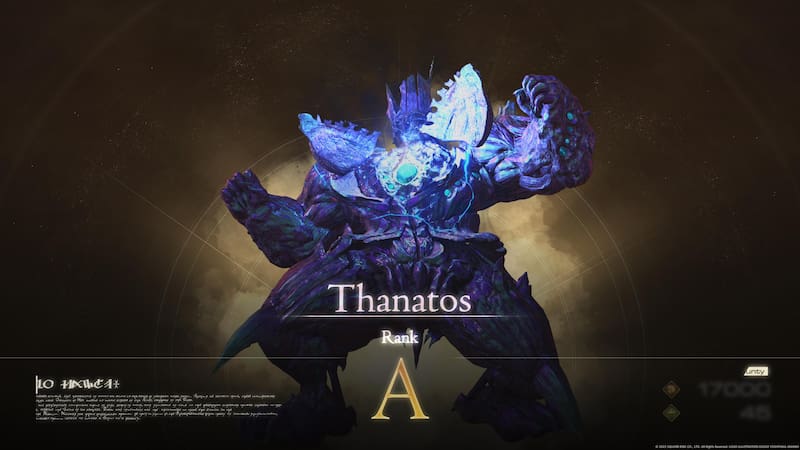 Tánatos. Créditos: Square Enix.