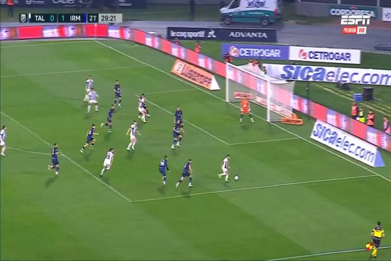 anotó el empate para Talleres ante Independiente Rivadavia.