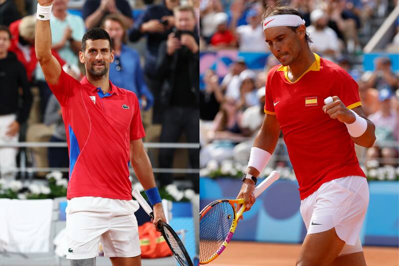 Novak Djokovic se enfrenta a Rafael Nadal.