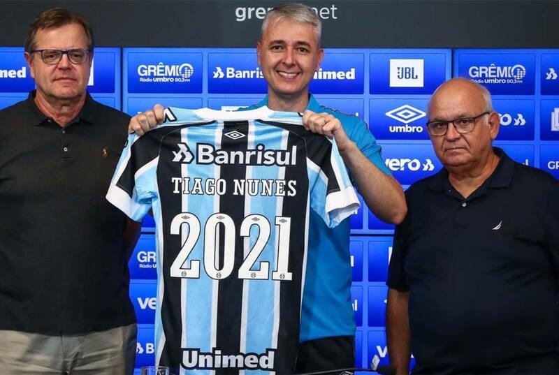 en su época en Gremio de Porto Alegre.