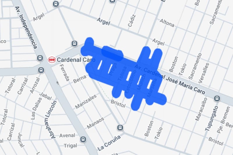 Vecinos van a estar sin luz desde las 10:00 horas.
Créditos: Enel.