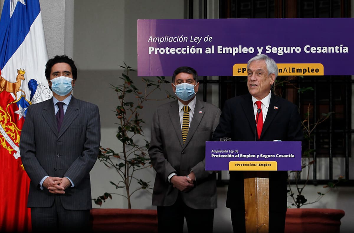 Ley de Protección al Empleo: Piñera mandó al Congreso proyecto para mejorarla