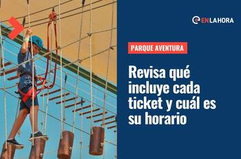 Parque Aventura: ¿Qué incluyen las diferentes entradas y cuál es el horario?