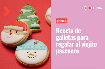 Regalo para el viejo pascuero: Receta de galletas de canela para hacer con los niños