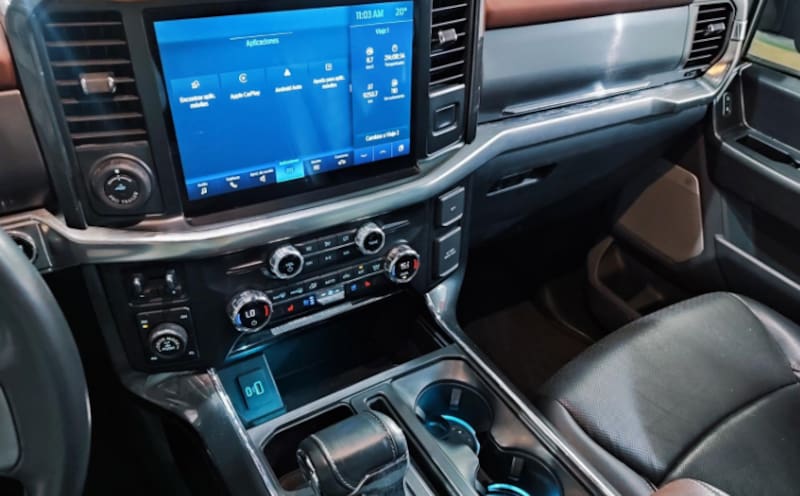 El actor tiene una Ford F150.