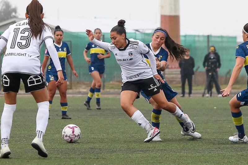 El partido de Everton vs Colo Colo en el que ocurrió la mala inscripción de la jugadora Diana Díaz. Foto: Campeonato Chileno.