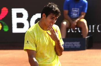 Cristian Garin cayó ante Felix Auger-Aliassime y se despidió del Masters de Madrid