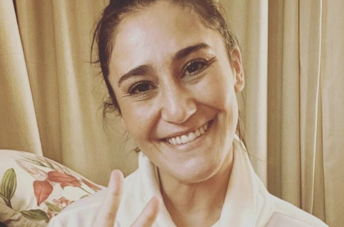 Belén Mora y su hijo recrean tierna fotografia con una década de diferencia en el cumpleaños 38 de la comediante