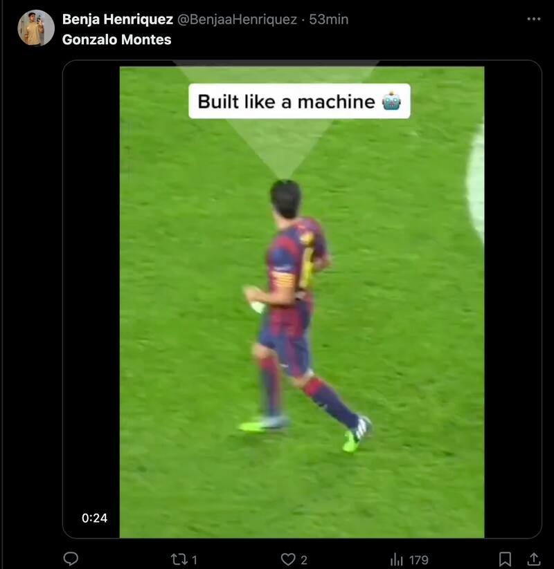 Gonzalo Montes se ganó los halagos en su debut.