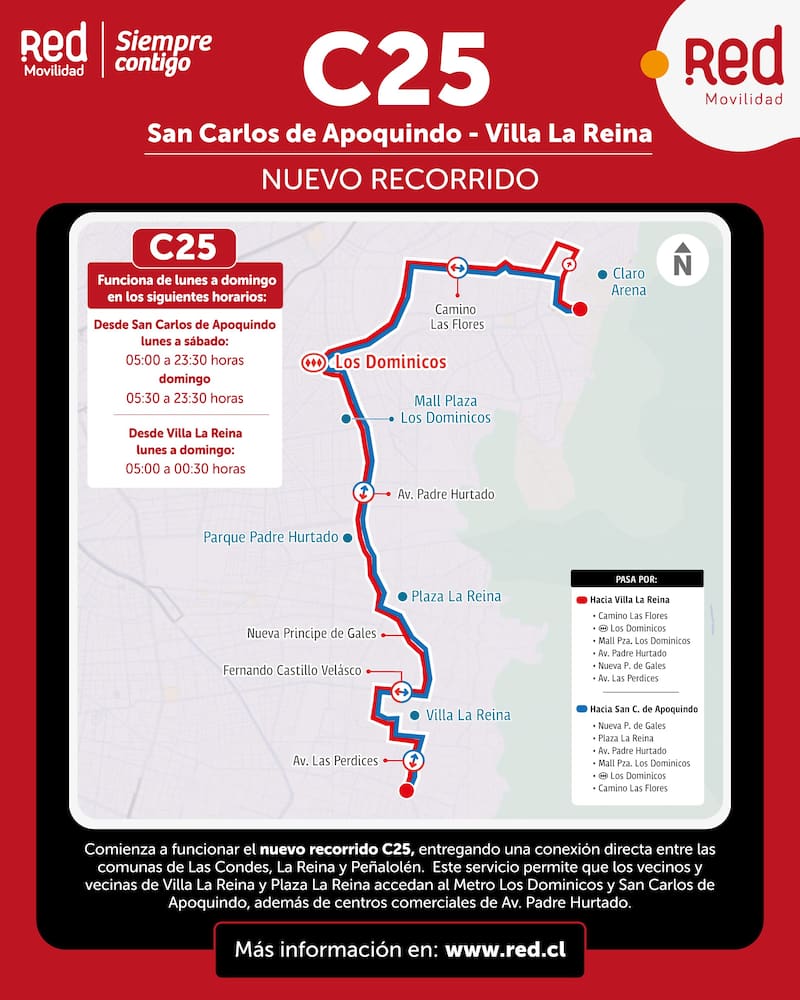 Este opera de lunes a domingo y desde las 05:00 horas. Foto: Red Movilidad.