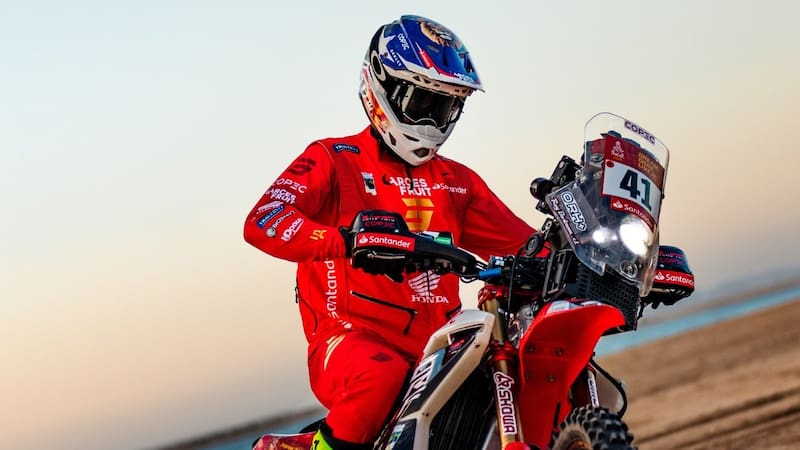 Fue el mejor chileno del día en el Rally Dakar.