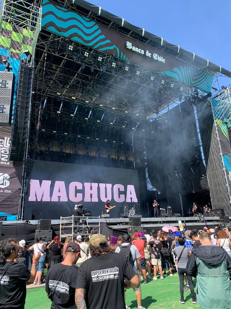 Machuca en Lollapalooza Chile 2024. Créditos TiempoX