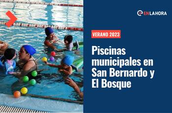 Piscinas municipales en San Bernardo y El Bosque ¿Dónde están ubicadas y qué talleres se realizan?