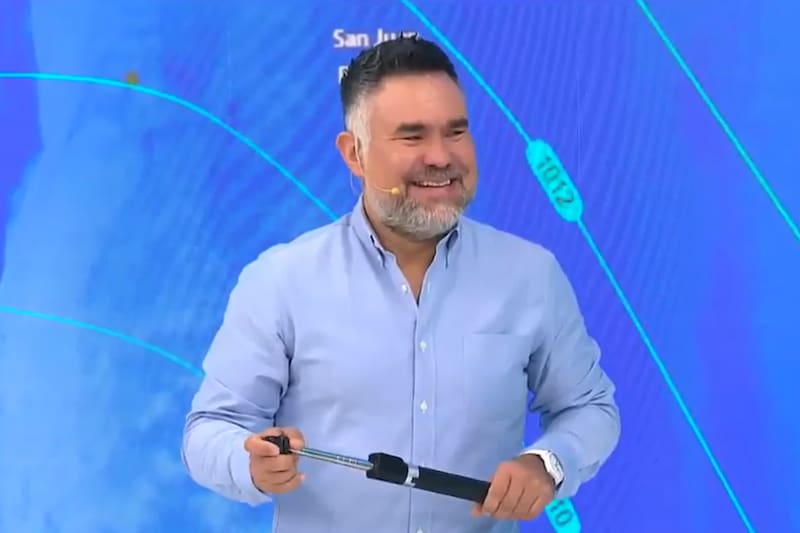 El meteorólogo adelantó qué podemos esperar de las lluvias de hoy en la capital. Créditos: Captura de pantalla - Canal 13.