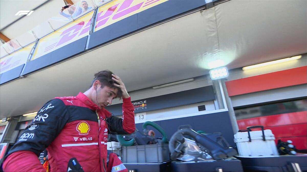 VIDEO| Desastre total de Ferrari: Charles Leclerc rompió su motor cuando lideraba el Gran Premio de Azerbaiyán