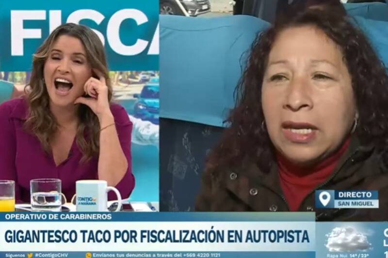 El desdén hacia Monserrat Álvarez ocurrió esta mañana en "Contigo en la mañana". Créditos: CHV