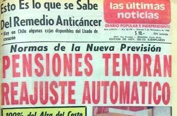"¡Fin del drama de los jubilados!": así anunciaba la prensa chilena la llegada de las AFP hace 40 años