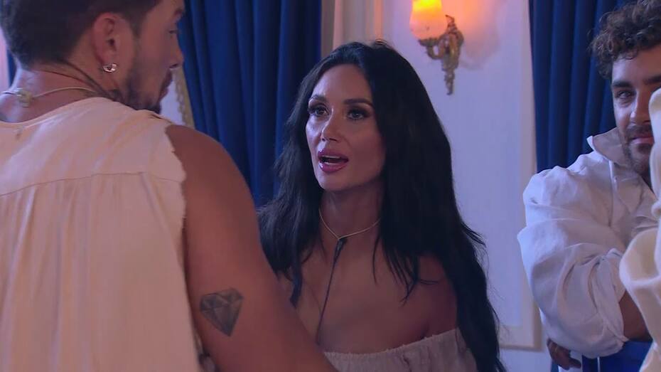 Pamela Díaz y Luis Mateucci pelean en "Ganar o Servir"