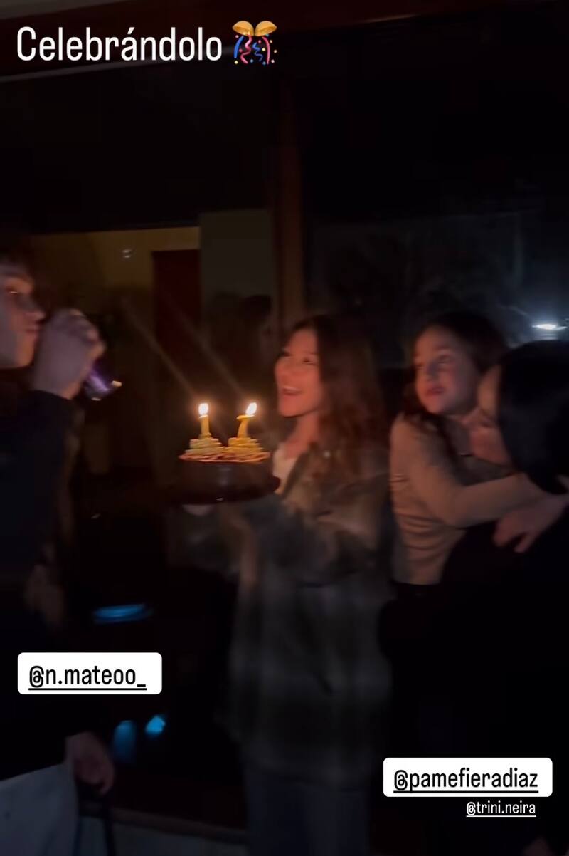 Pamela Díaz celebró con todo el cumpleaños de su hijo, Mateo Neira.