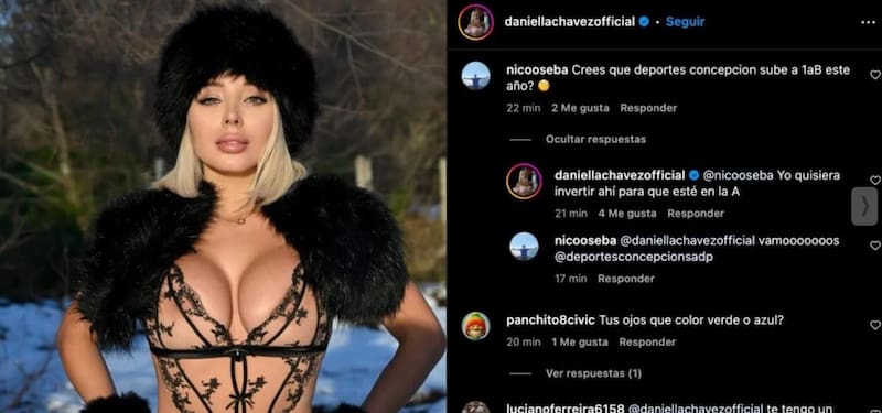 El mensaje de Daniella Chávez.