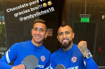 Chile vs. Perú: Las dos nuevas "víctimas" de Arturo Vidal en el Ping Pong