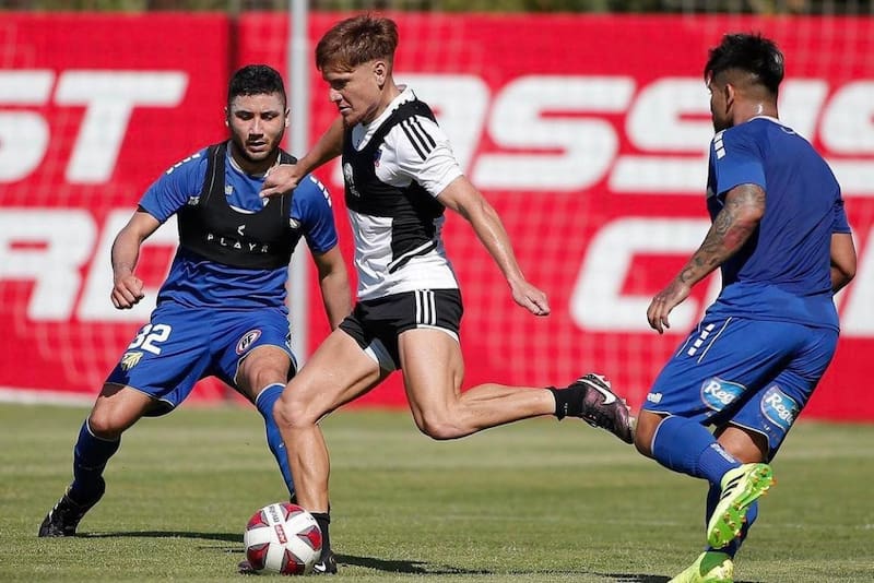 El volante Leonardo Gil participó en la goleada de Colo Colo sobre Barnechea.