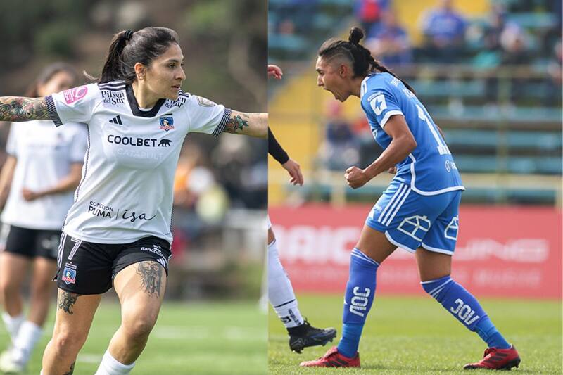 Colo Colo y La U, los dos principales candidatos al título 2024. Fotos: Campeonato Chileno.