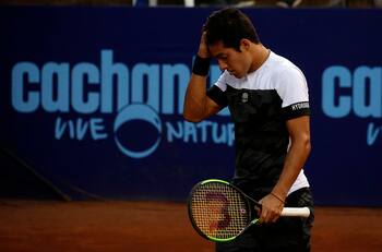 Cristian Garin saboreaba el triunfo pero tuvo que retirarse del ATP de Córdoba