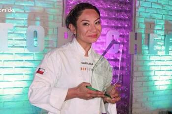 Carolina Erazo contó la triste anécdota que le sucedió con el trofeo de "Top Chef" en "La Divina Comida"