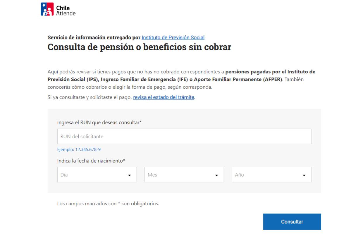 Revisa si tienes pensiones o bonos por cobrar.