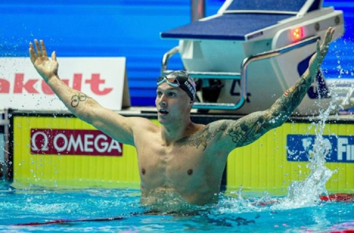 Caeleb Dressel rompió récord mundial de nado mariposa que tenía Michael Phelps