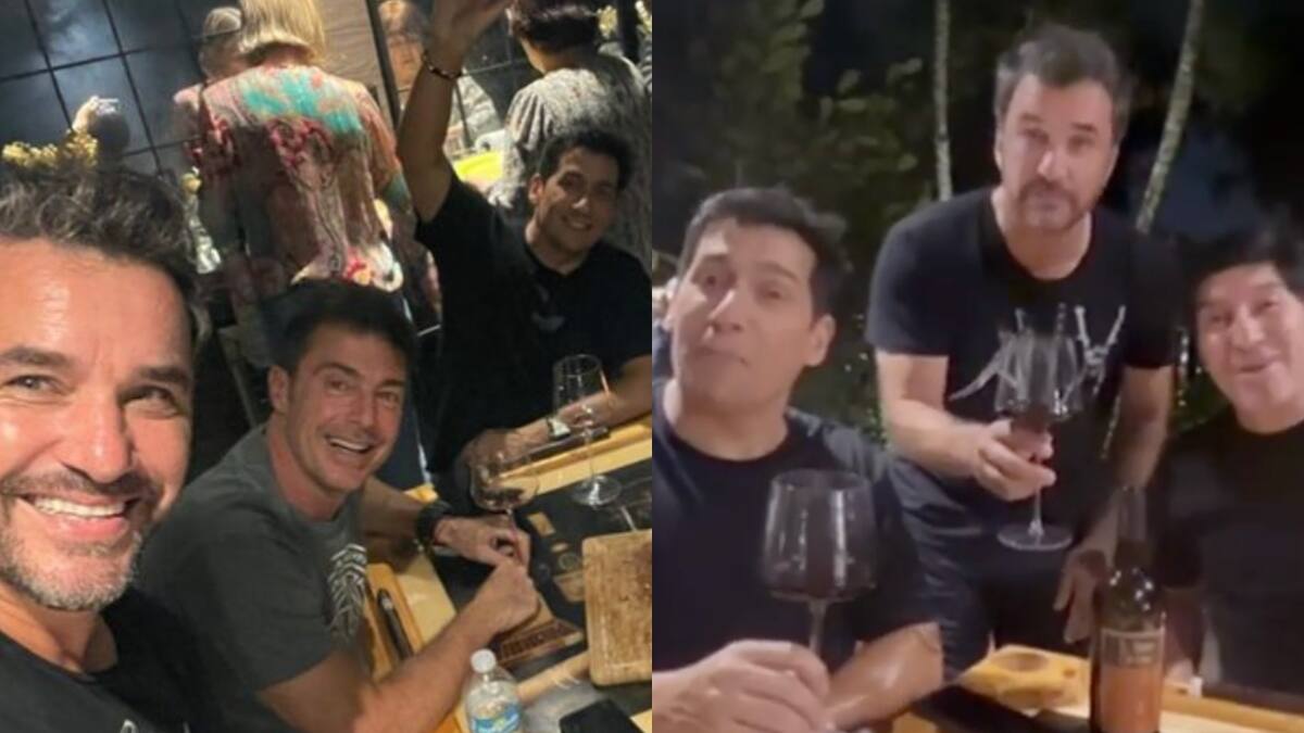 Douglas disfrutó de especial carrete junto a Rafael Araneda, Giancarlo Petaccia e Iván Zamorano en Miami