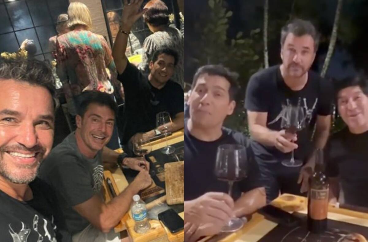 Douglas disfrutó de especial carrete junto a Rafael Araneda, Giancarlo Petaccia e Iván Zamorano en Miami