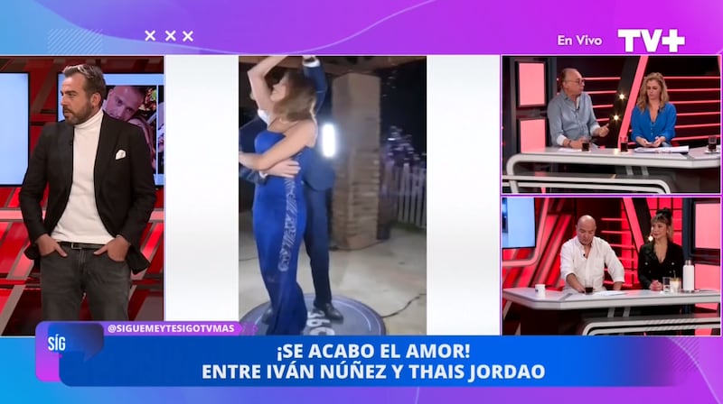 Mauricio Israel confirmó el quiebre amoroso entre Iván Núñez y  Thais Jordão en  "Sígueme y te Sigo".