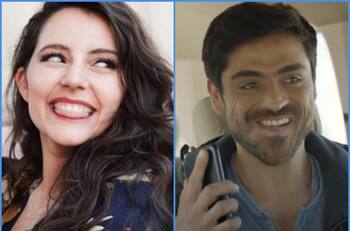 "A cargo de nuestro novio favorito": Magdalena Müller mostró las hilarantes clases de modelaje de Etienne Bobenrieth al elenco de "Amar Profundo"