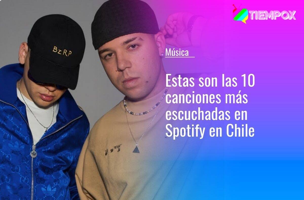 Cris Mj y Standly se mantienen en lo alto del ranking: Estas son las 10 canciones más escuchadas de Spotify en Chile
