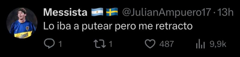 Hinchas argentinos contentos con la designación del chileno Piero Maza.