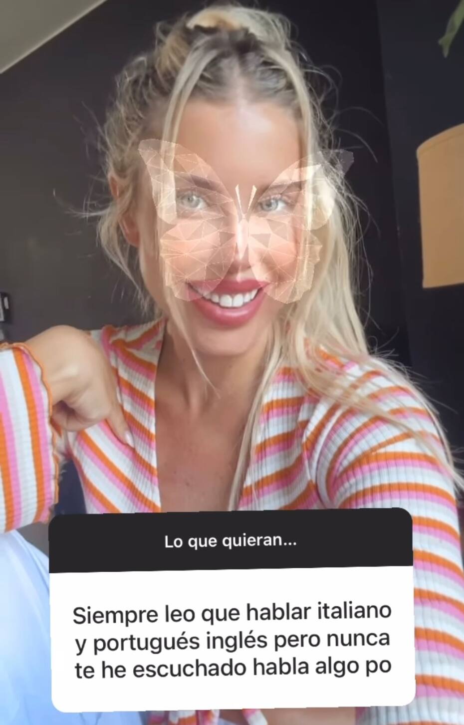 Coté López habló en múltiples idiomas en su cuenta de Instagram. Foto: Instagram.